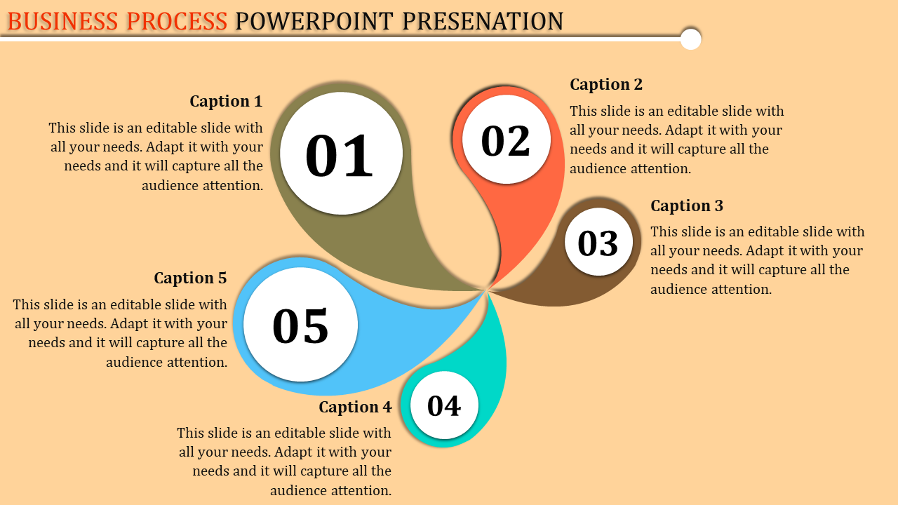 Free - Creative Business Process Template PowerPoint Presentation